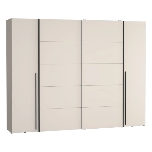 Szafa ubraniowa 270 cm Przesuwna Kolor Piaskowy